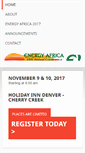 Mobile Screenshot of energyafricaconference.com
